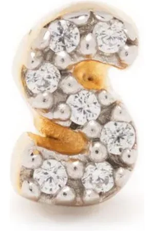 Missoma Initial single stud earring
