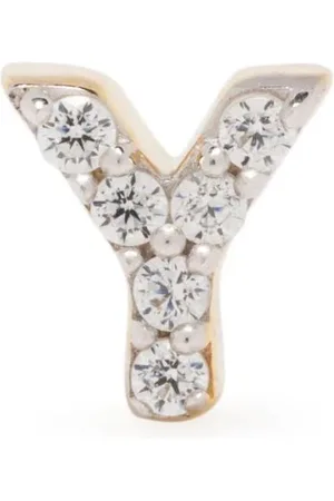Missoma Initial single stud earring