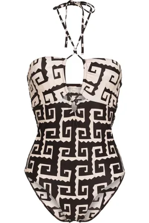 FAITHFULL THE BRAND Ola halterneck swimsuit