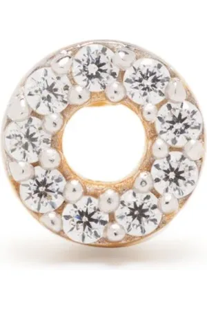 Missoma Initial single stud earring