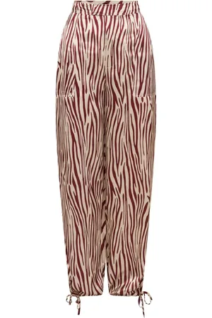 Nicholas Nori ankle-cuff silk pants