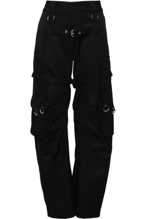 OFF-WHITE CO cotton straight-leg trousers