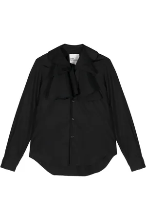 NOIR KEI NINOMIYA Ruffled cotton shirt