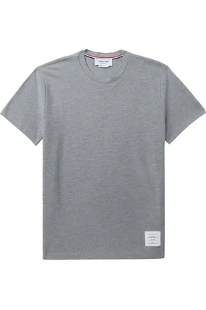 Thom Browne 4-Bar stripe cotton T-shirt