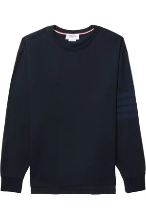 Thom Browne 4-Bar stripe cotton T-shirt