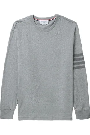 Thom Browne 4-Bar stripe cotton T-shirt
