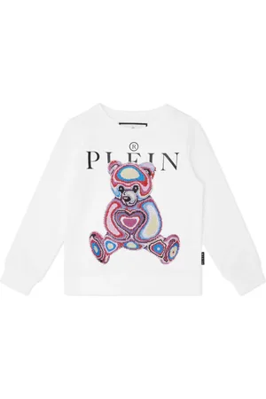 Philipp Plein Teddy Bear crystal-embellished sweatshirt