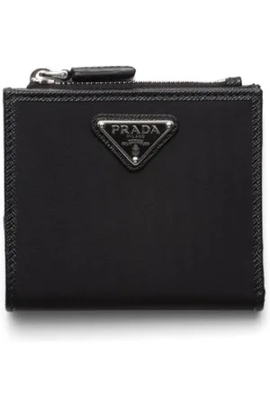 Prada Enamel-triangle logo wallet