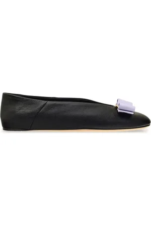 Salvatore Ferragamo Vara leather ballerina shoes