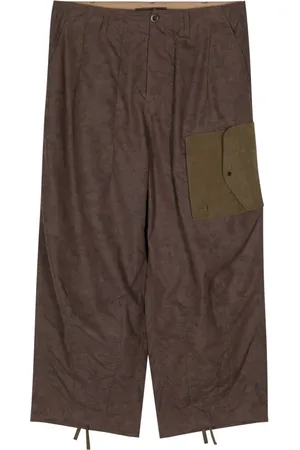 Ten Cate Camouflage-print wide-leg trousers