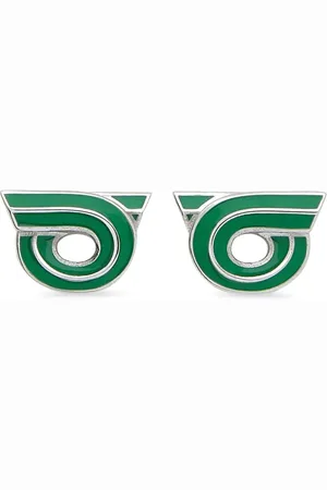 Salvatore Ferragamo Gancini Shape Earrings