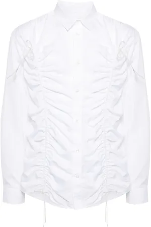 Simone Rocha Toggle-detailing poplin shirt