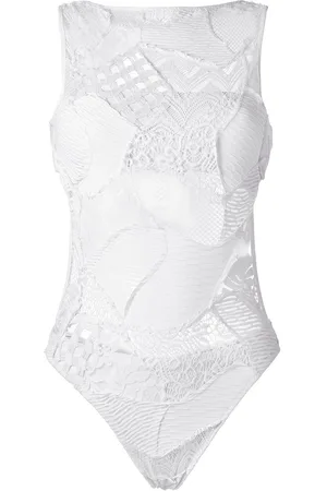 AMIR SLAMA Crochet swimsuit