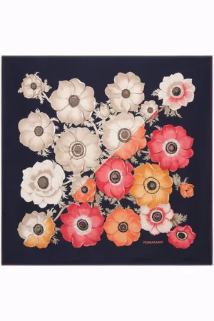 Salvatore Ferragamo Floral-print silk scarf