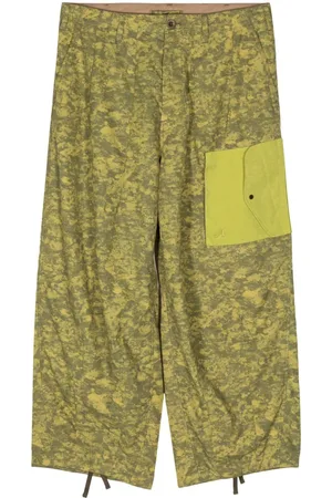 Ten Cate Camouflage-print wide-leg trousers