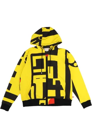 WALTER VAN BEIRENDONCK Graphic-print zip-up hoodie