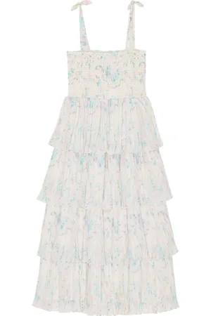 Ganni Ruffled midi dress