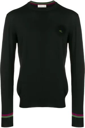 Etro Pegaso-embroidered sweater