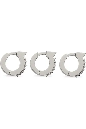 Salvatore Ferragamo Mini Gancini earrings set