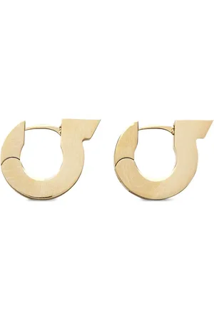 Salvatore Ferragamo Gancini crystal-embellishment earrings