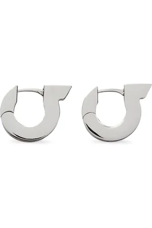 Salvatore Ferragamo Gancini crystal-embellishment earrings
