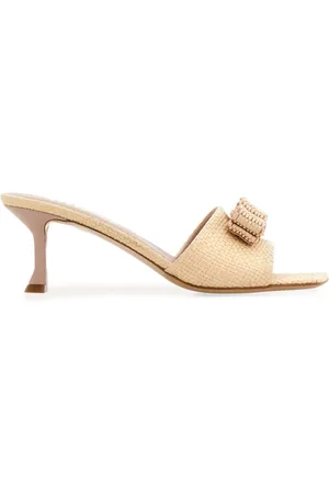 Salvatore Ferragamo Vara 55mm raffia sandals