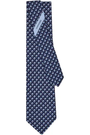 Salvatore Ferragamo Dolphin-print silk tie