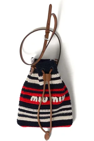 Miu Miu Stripe Crochet Mini-bag