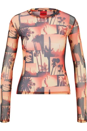 HUGO BOSS Diralina graphic-print top