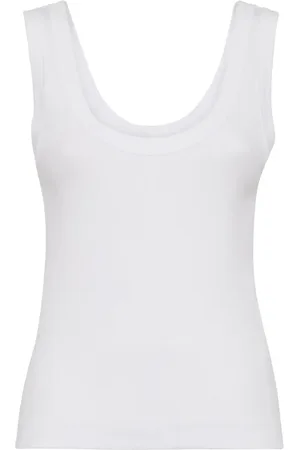 Brunello Cucinelli Monili-embellished ribbed tank top