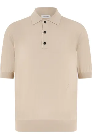 Salvatore Ferragamo Silk blend polo shirt