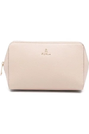 Furla Camelia L leather makeup bag