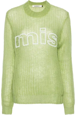 MISBHV Logo-print brushed jumper