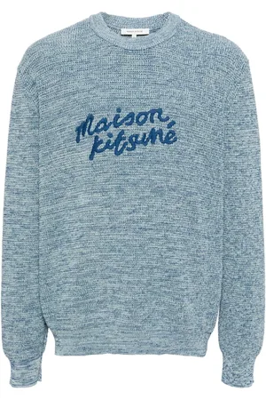 Maison Kitsuné Handwriting logo-embroidered jumper