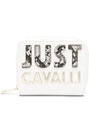 Roberto Cavalli Logo-lettering bi-fold wallet