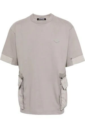 Spoonyard Detachable-pocket cotton T-shirt