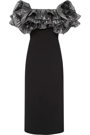 Rebecca Vallance Lumi ruffled midi dress
