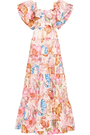 Rebecca Vallance Summer Seas floral-print gown