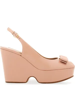 Salvatore Ferragamo Vara bow platform leather sandals
