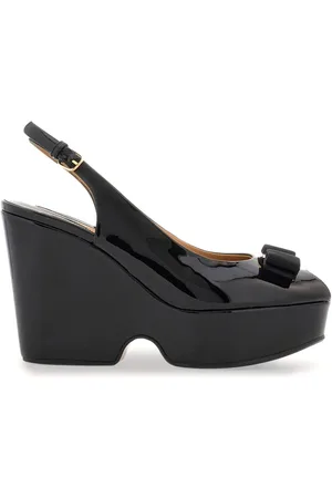 Salvatore Ferragamo Vara bow platform leather sandals