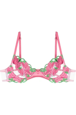FLEUR DU MAL Wild Strawberry demi bra