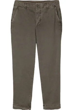 James Perse Tapered-leg canvas trousers