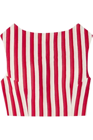 Destree Richard striped crop top