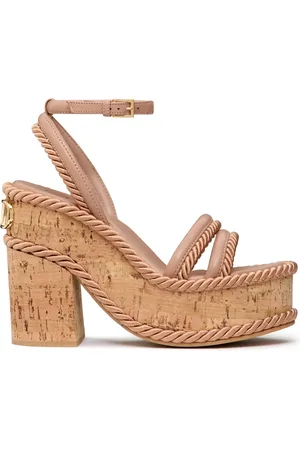 VALENTINO GARAVANI 130mm VLogo Summerblocks wedge sandals