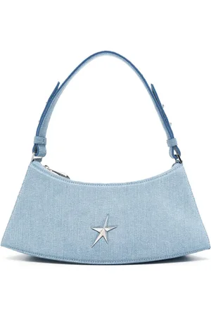 MUGLER Zenith denim shoulder bag