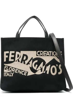 Salvatore Ferragamo Small Venna-jacquard tote bag