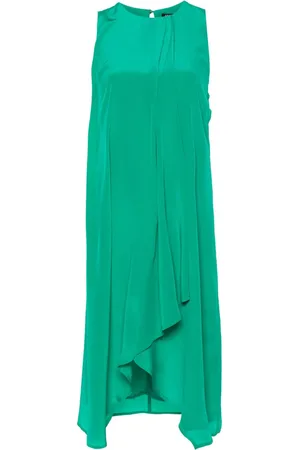 Liu Jo Sleeveless silk midi dress