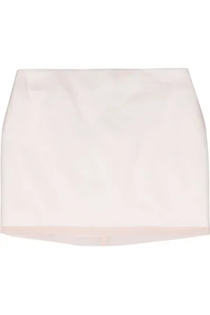 Sportmax Double-layer silk miniskirt