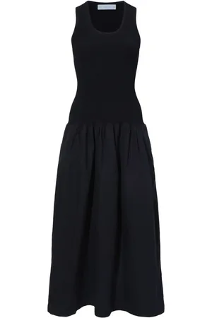 Proenza Schouler Drop-waist cotton maxi dress