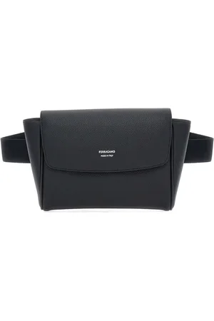 Salvatore Ferragamo Logo-print leather belt bag